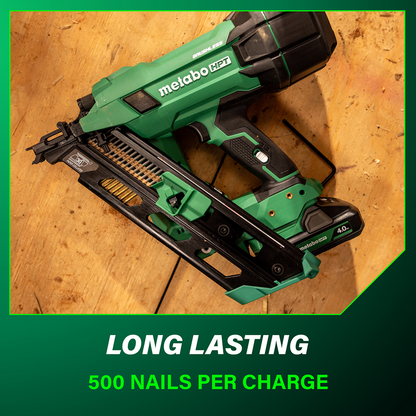 18V MultiVolt Cordless 30° 3-1/2" Paper Tape Framing Nailer (1x4.0Ah)