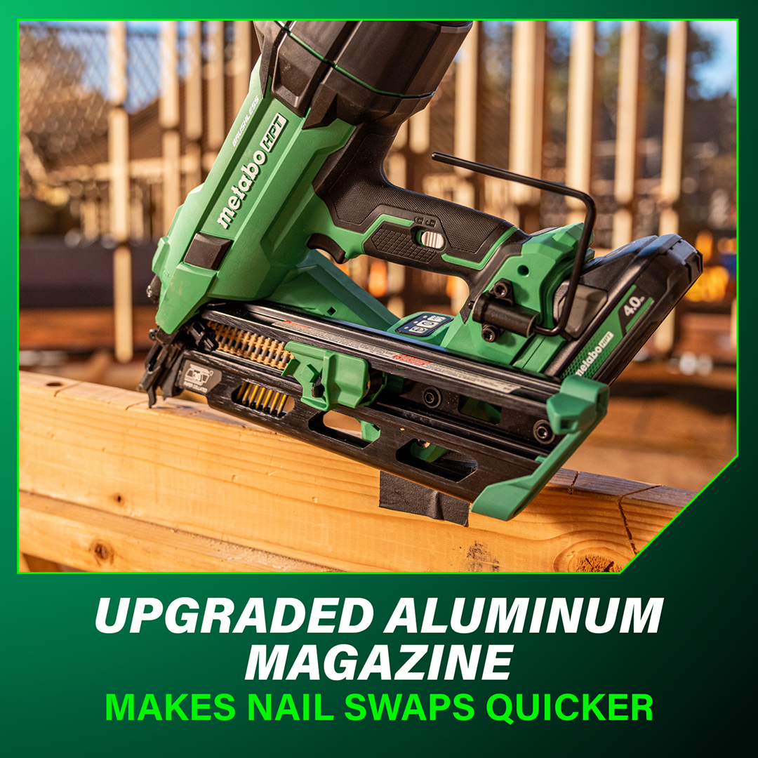 18V MultiVolt Cordless 30° 3-1/2" Paper Tape Framing Nailer (1x4.0Ah)