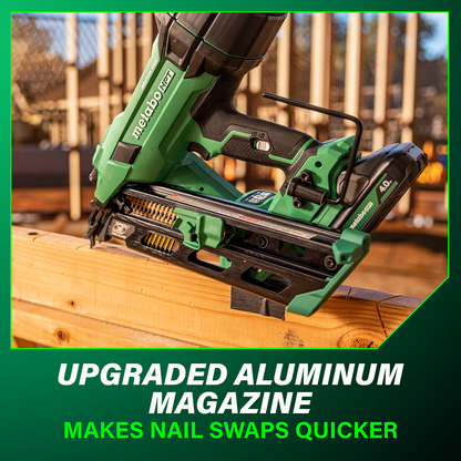 18V MultiVolt Cordless 30° 3-1/2" Paper Tape Framing Nailer (1x4.0Ah)