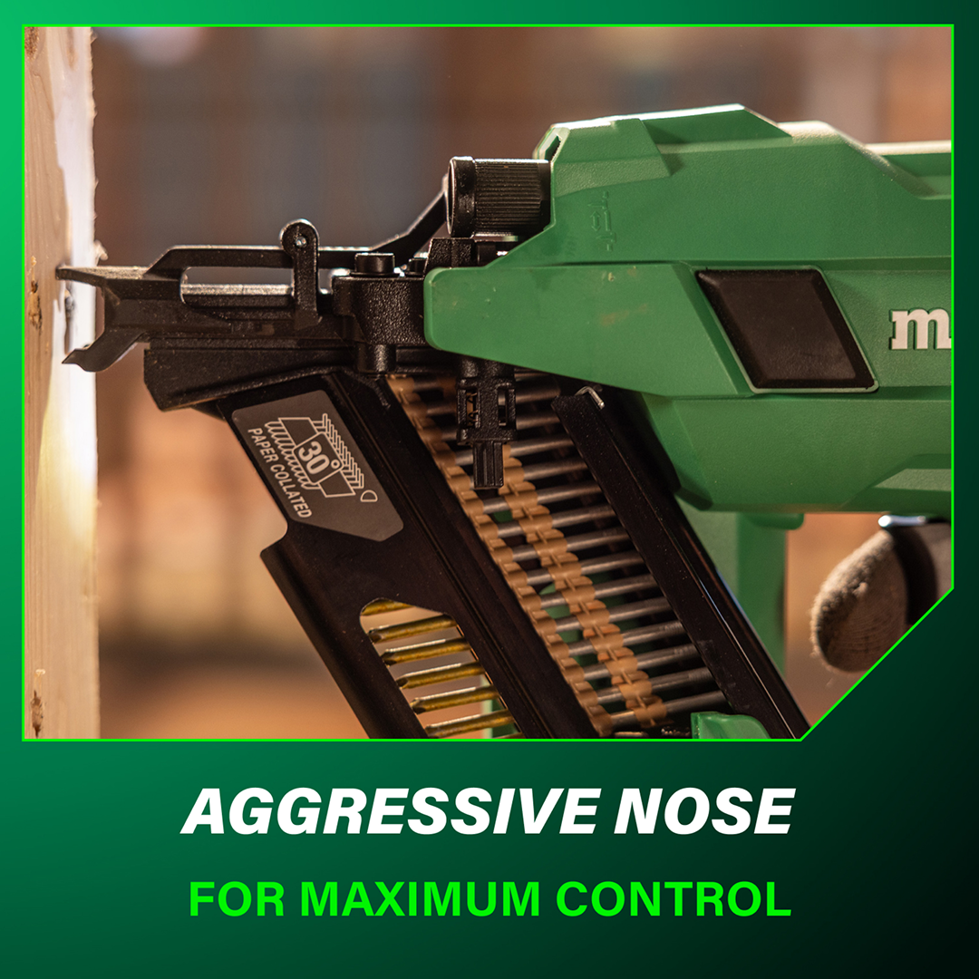 18V MultiVolt Cordless 30° 3-1/2" Paper Tape Framing Nailer (1x4.0Ah)