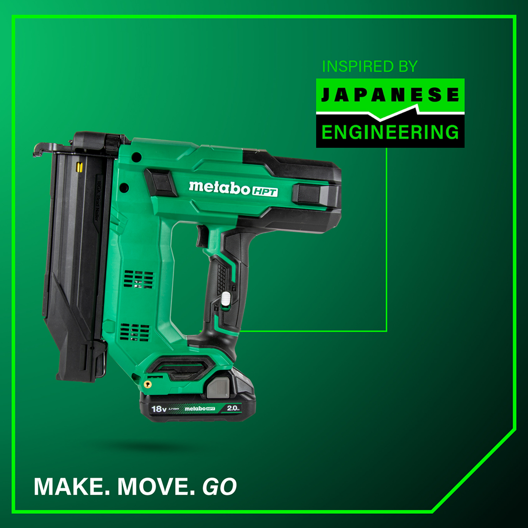 18V MultiVolt™ 18-Gauge Compact Brad Nailer (1 x 2.0Ah)