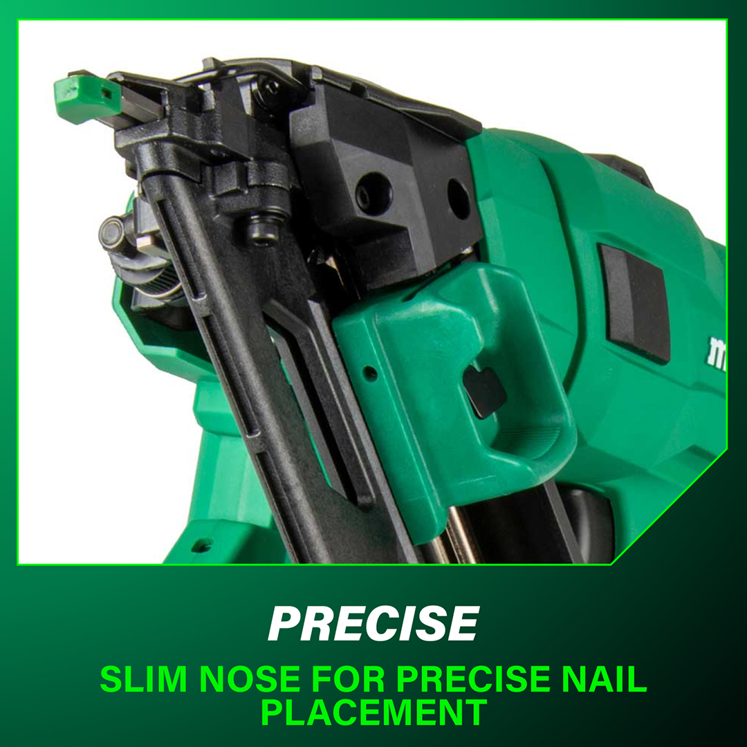 18V MultiVolt™ Brushless Pro 15-GA Angled Finish Nailer (1x2.0Ah)
