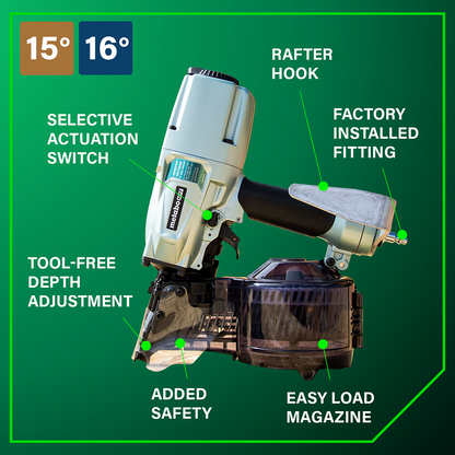 3 Inch Siding/Light Framing (Sheathing) Coil Nailer