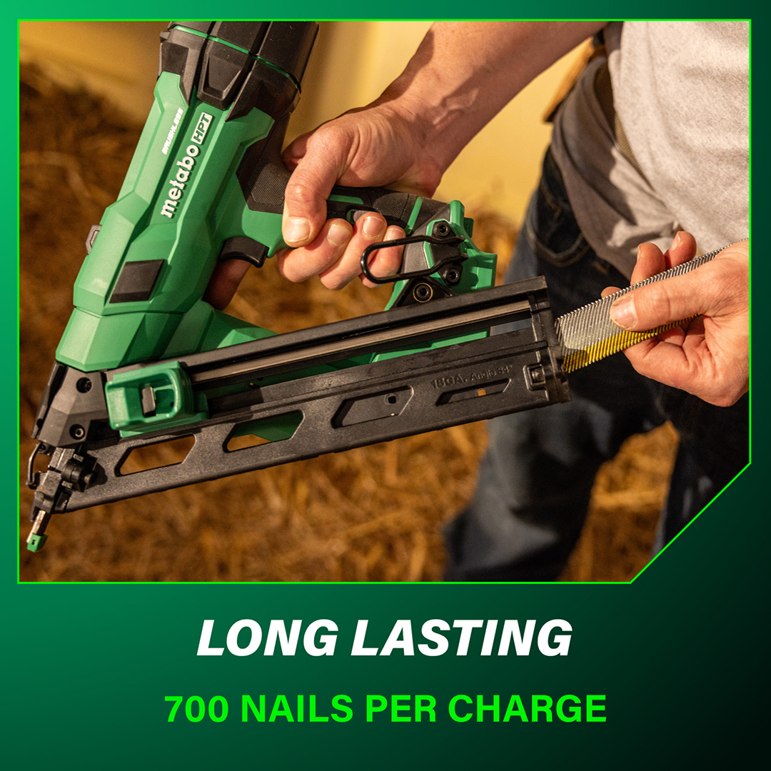 18V MultiVolt™ Brushless Pro 15-GA Angled Finish Nailer (1x2.0Ah)