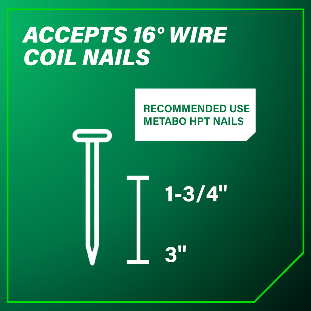 3 Inch Siding/Light Framing (Sheathing) Coil Nailer