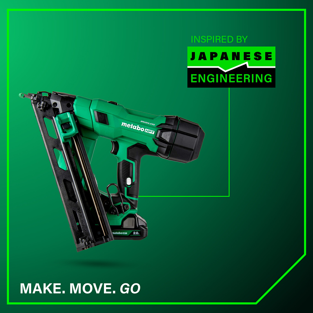 18V MultiVolt™ Brushless Pro 15-GA Angled Finish Nailer (1x2.0Ah)