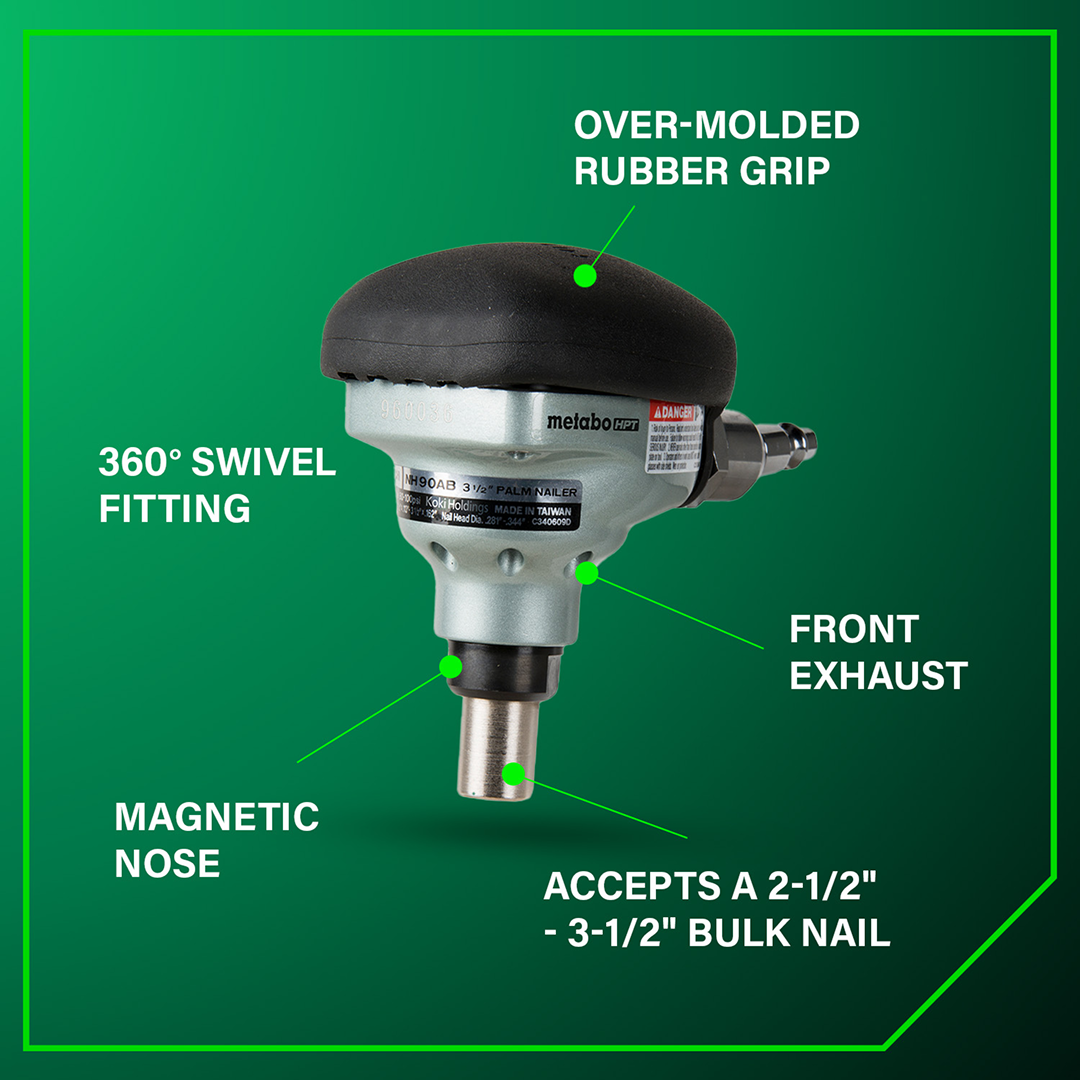 3-1/2 Inch Palm Nailer