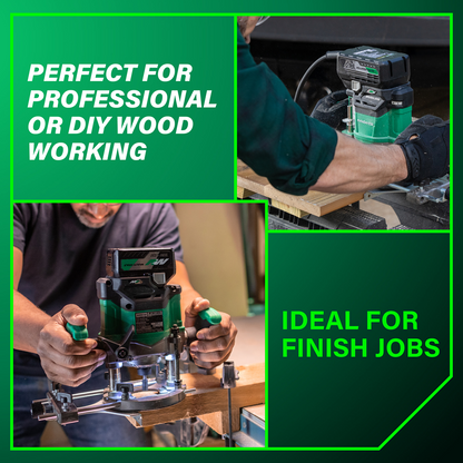 36V Cordless Variable Speed Plunge Router
