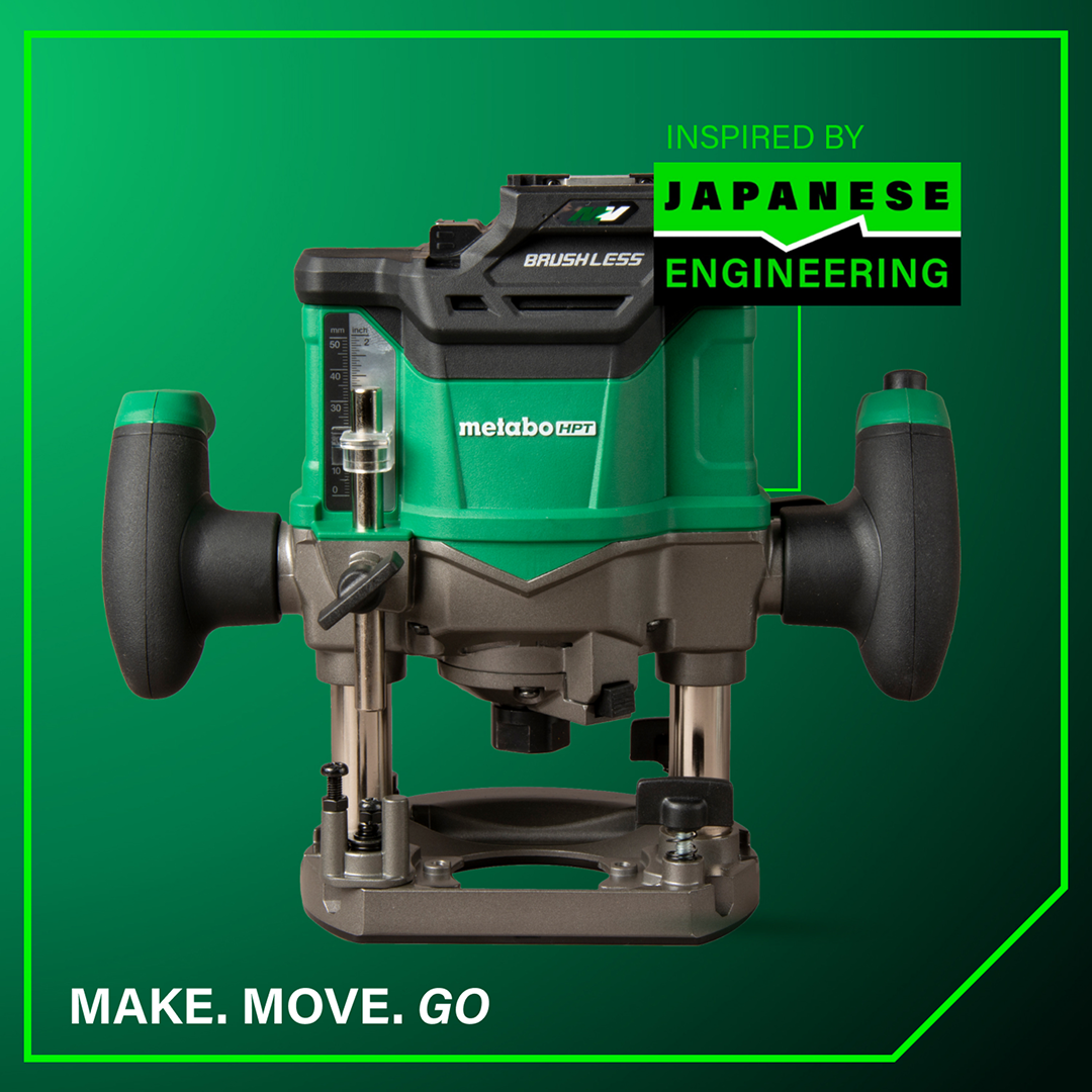 36V Cordless Variable Speed Plunge Router