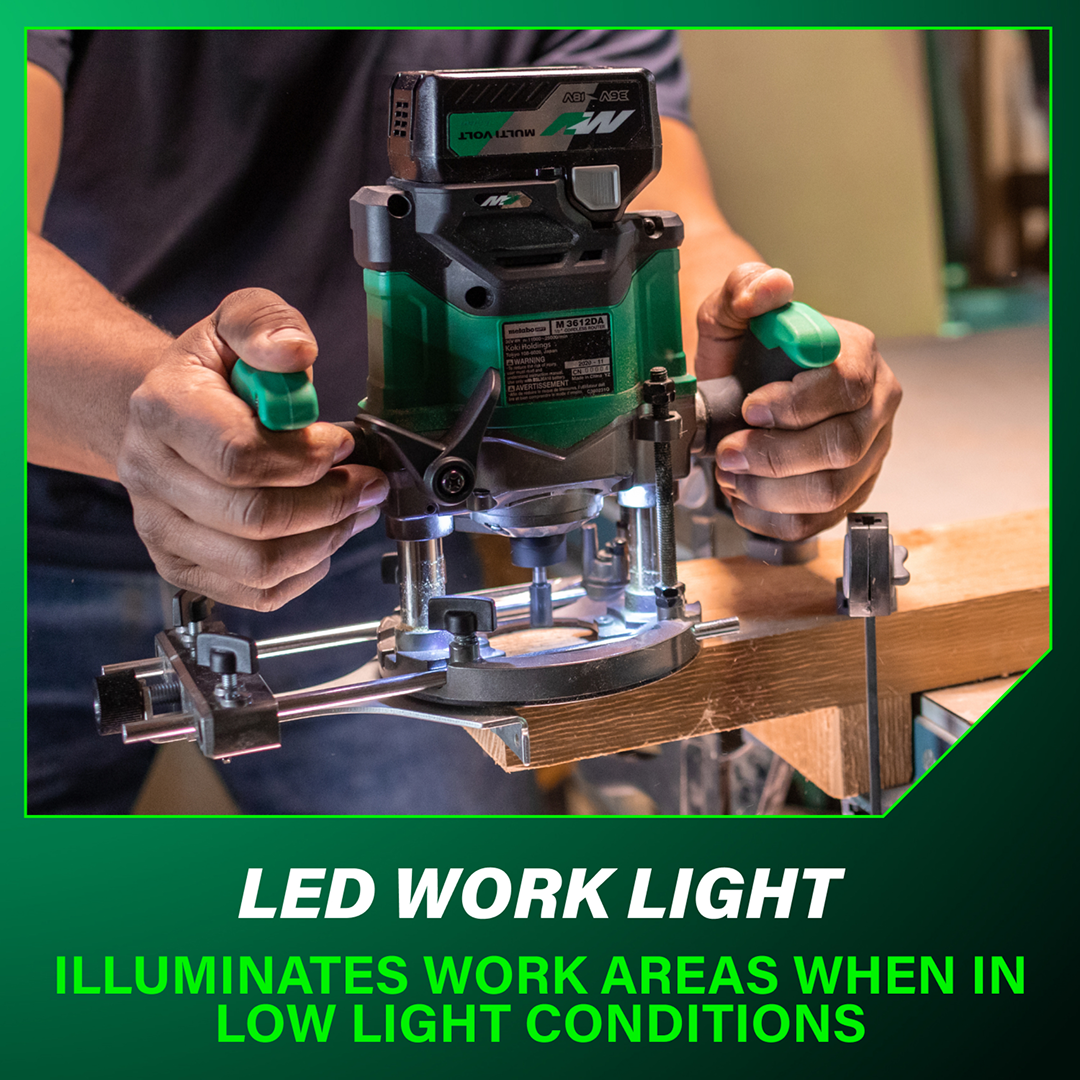 36V Cordless Variable Speed Plunge Router (Tool Body Only)