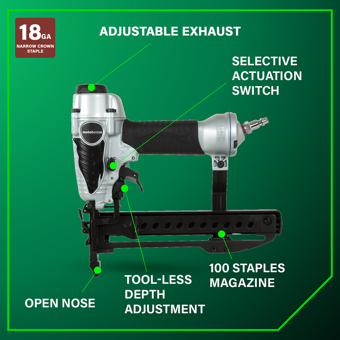 18 Gauge 1/4 Inch Narrow Crown Stapler