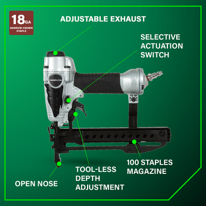 18 Gauge 1/4 Inch Narrow Crown Stapler