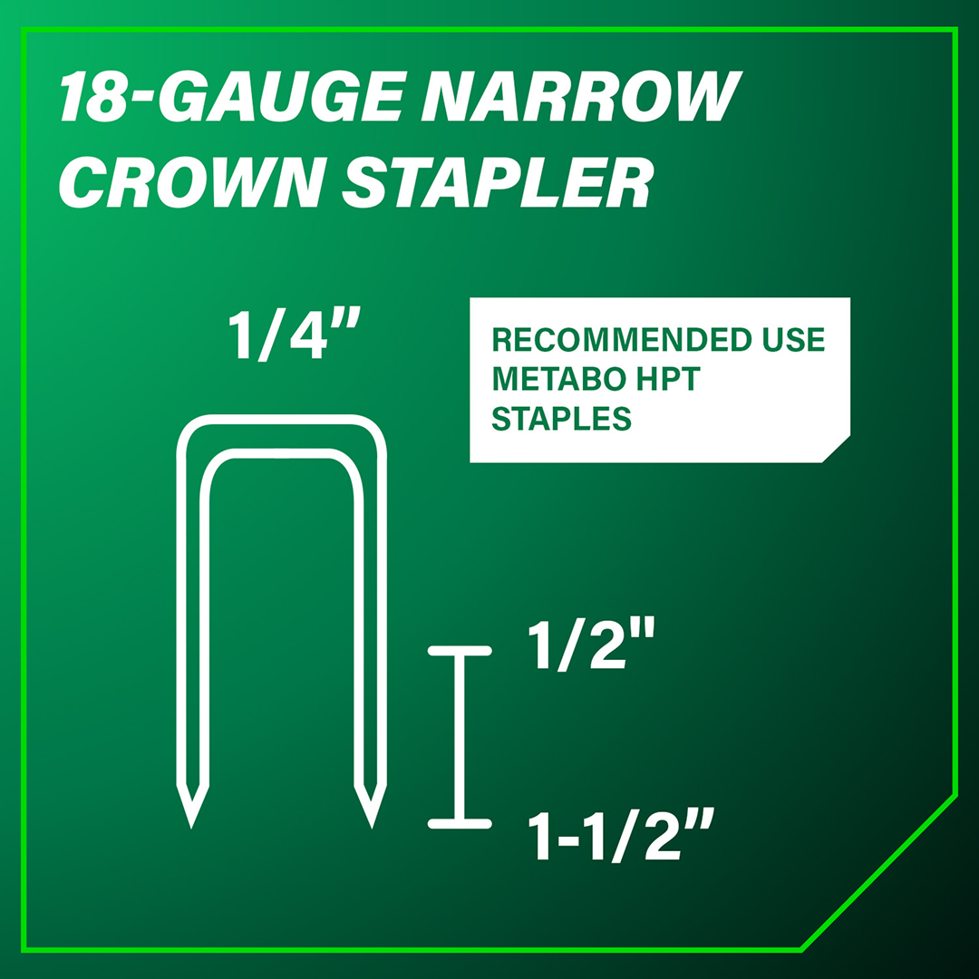 18 Gauge 1/4 Inch Narrow Crown Stapler
