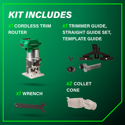 18V Cordless Trim Router (Tool Body Only)