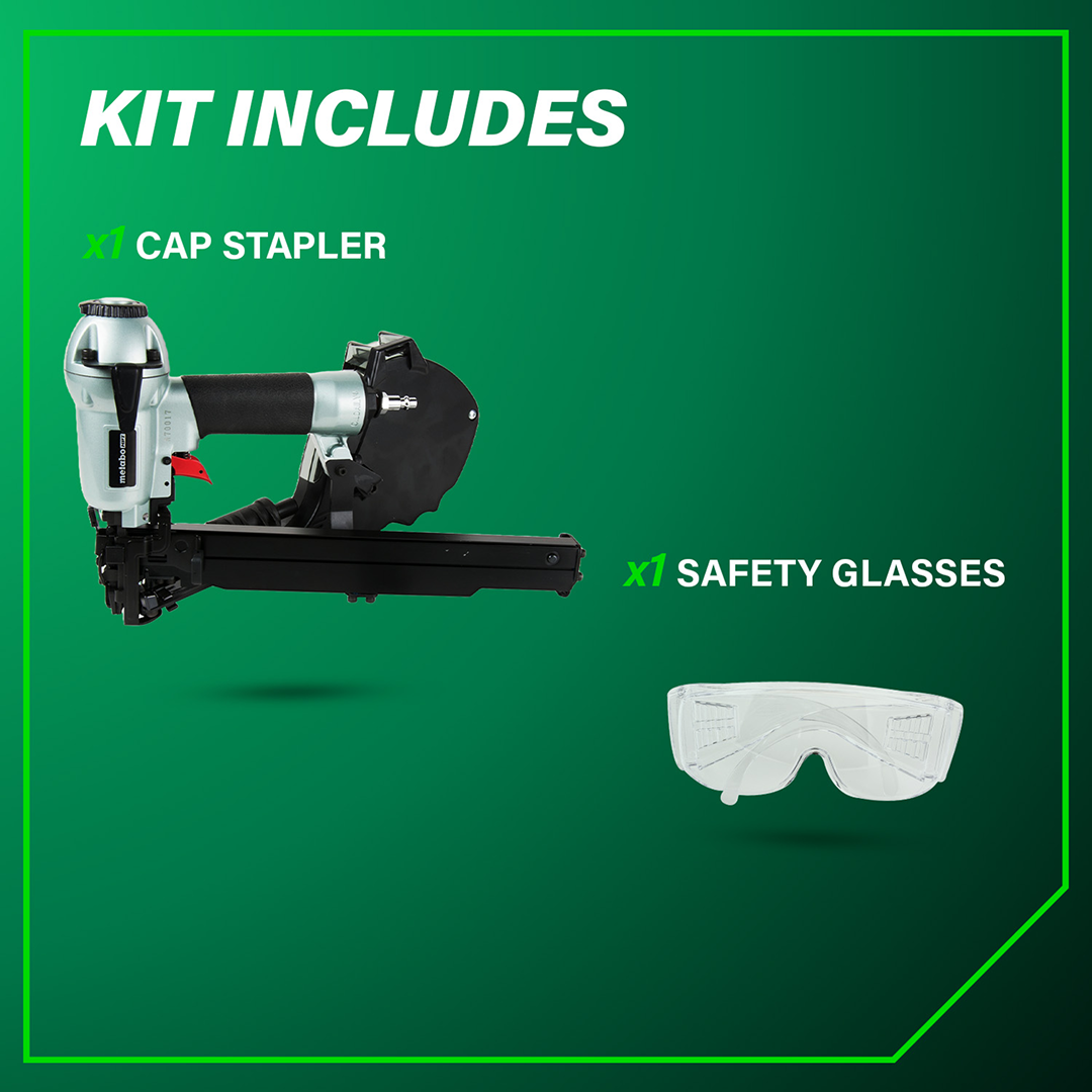 1-1/2 Inch 18 Gauge Cap Stapler