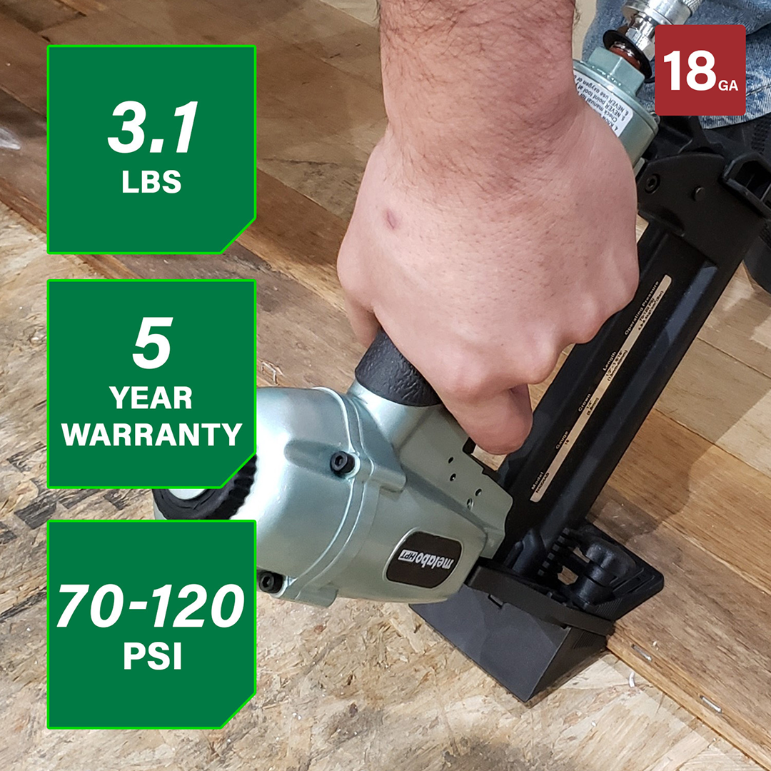 18 Gauge ¼ Inch Crown Flooring Stapler
