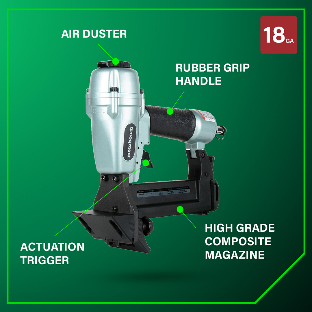 18 Gauge ¼ Inch Crown Flooring Stapler