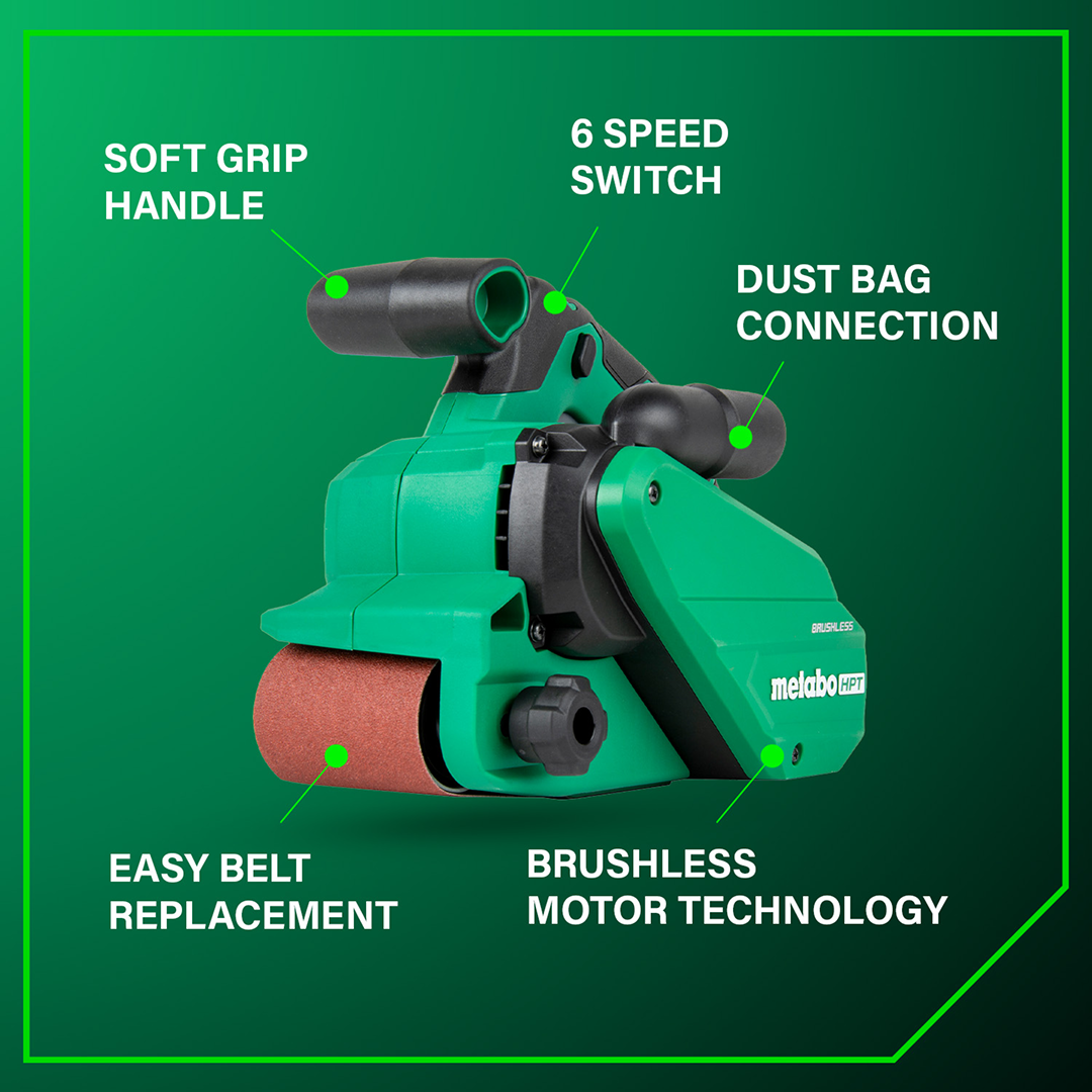 36V MultiVolt™ Cordless Brushless 3" x 21" Belt Sander (Tool Body Only)