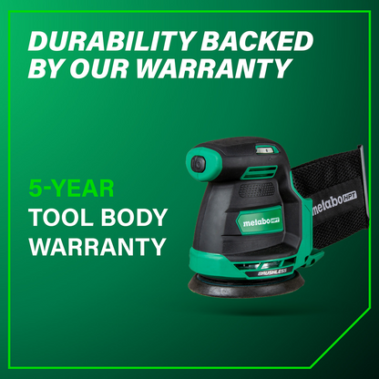 18V Cordless 5 Inch Random Orbital Sander (Tool Body Only)