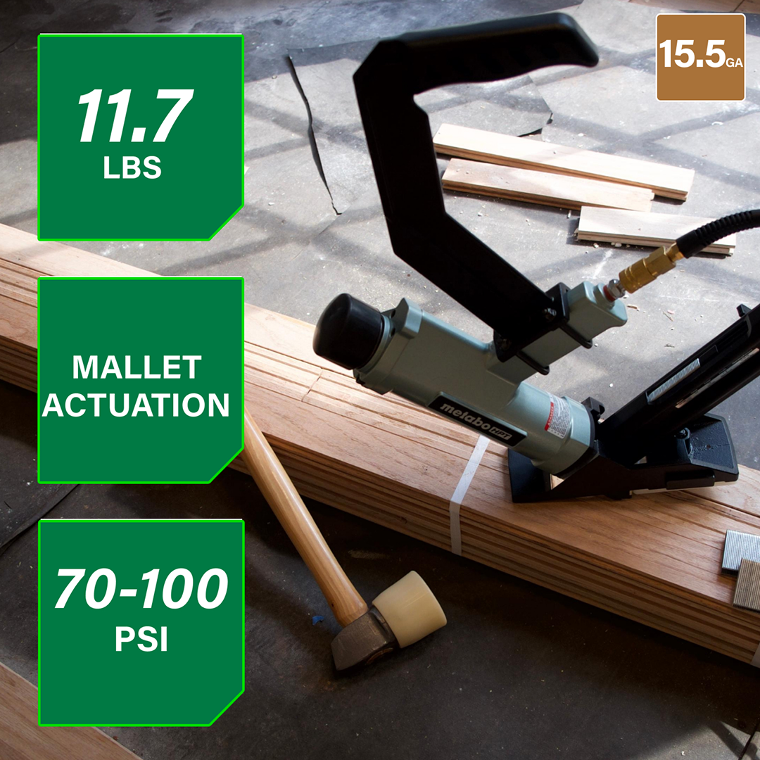 2-in-1 Flooring Nailer & Stapler