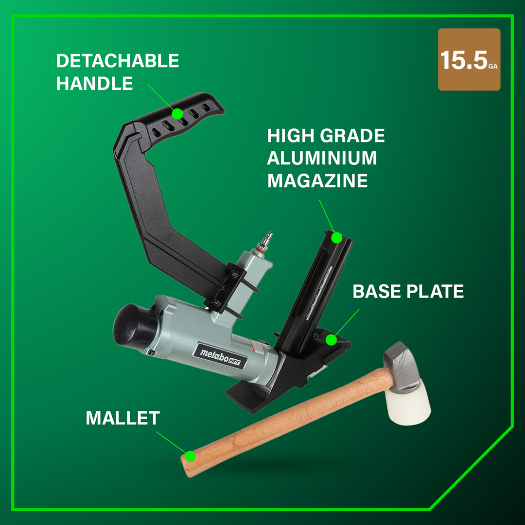 2-in-1 Flooring Nailer & Stapler