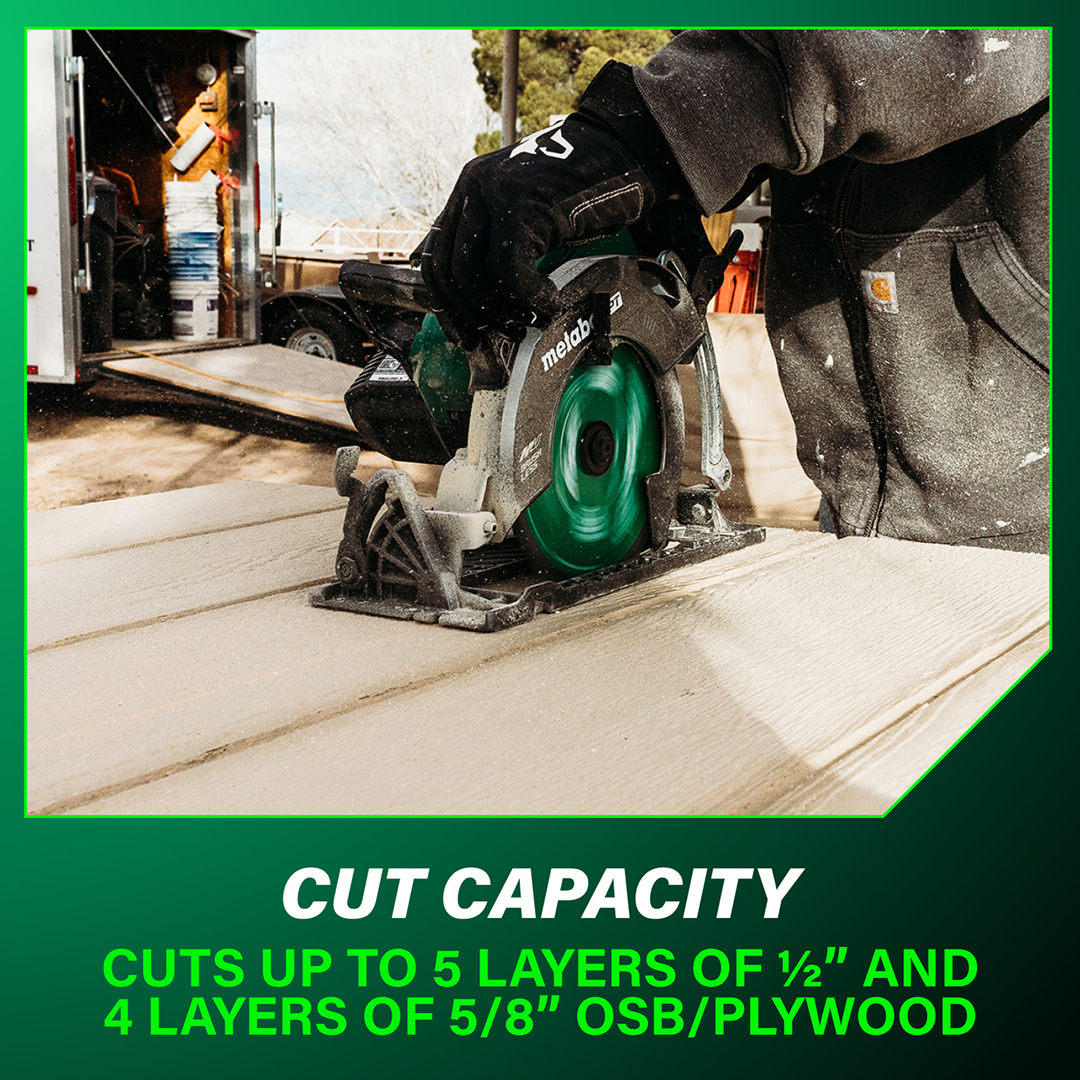 36V MultiVolt 7-1/4 Inch Rear Handle Circular Saw