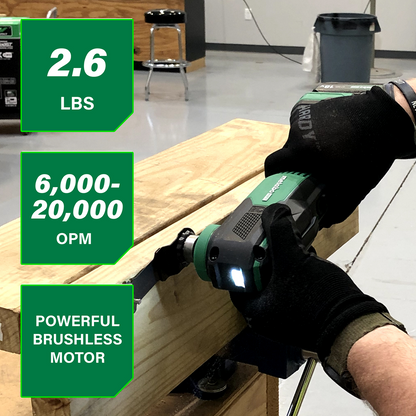 18V MultiVolt™ Cordless Low Vibration Oscillating Multi-Tool with Starlock (Tool Body Only)