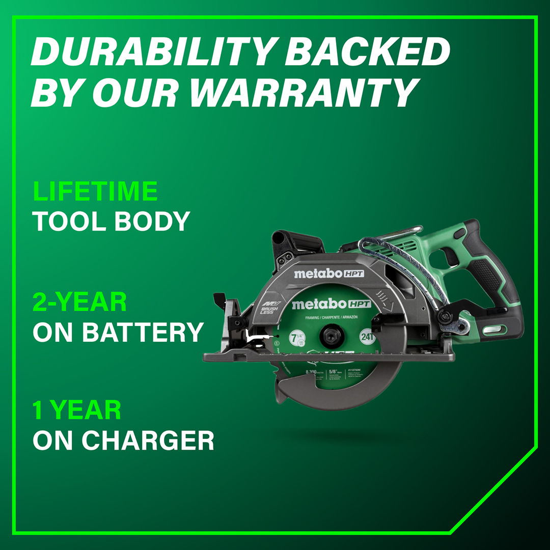 36V MultiVolt 7-1/4 Inch Rear Handle Circular Saw