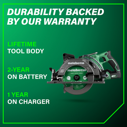 36V MultiVolt 7-1/4 Inch Rear Handle Circular Saw