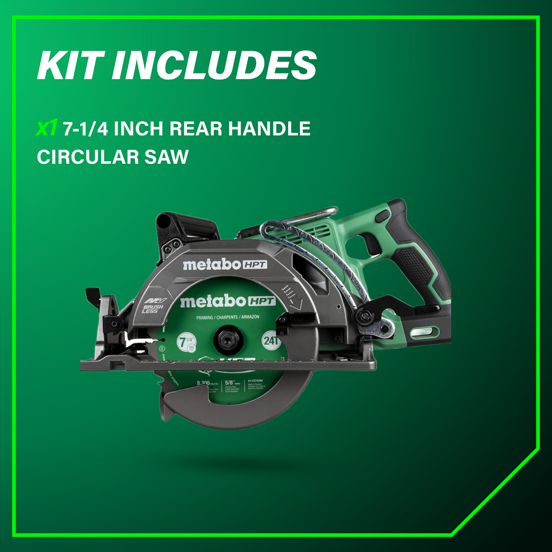 36V MultiVolt 7-1/4 Inch Rear Handle Circular Saw (Tool Body Only)
