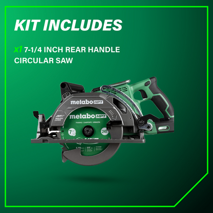 36V MultiVolt 7-1/4 Inch Rear Handle Circular Saw (Tool Body Only)