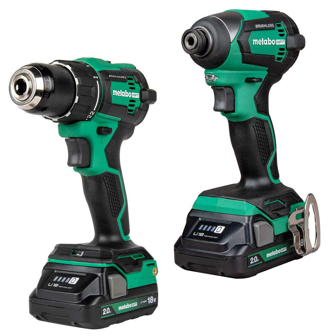 18V MultiVolt™ Cordless Brushless Driver Drill & Impact Driver Combo Kit