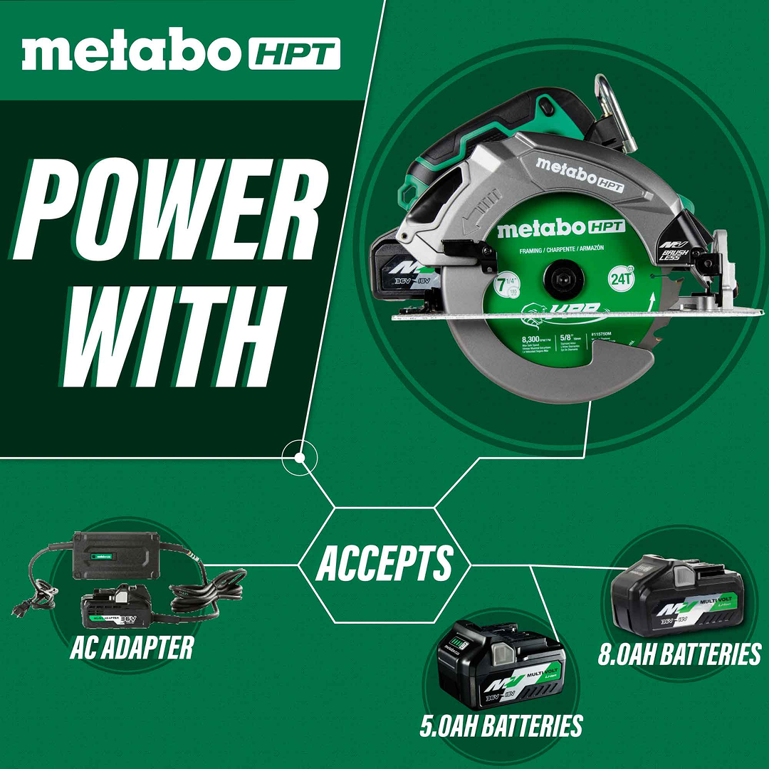 36V MultiVolt™ 7-1/4" Circular Saw w/ Torque Boost Technology