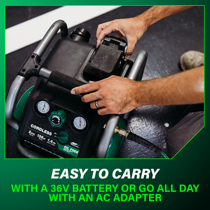 36V MultiVolt 2 Gallon Cordless Air Compressor (Tool Body Only)