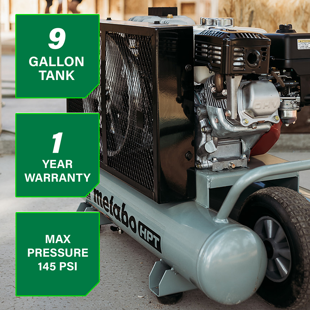 The Tank XL 9-Gallon Gas Wheelbarrow Compressor