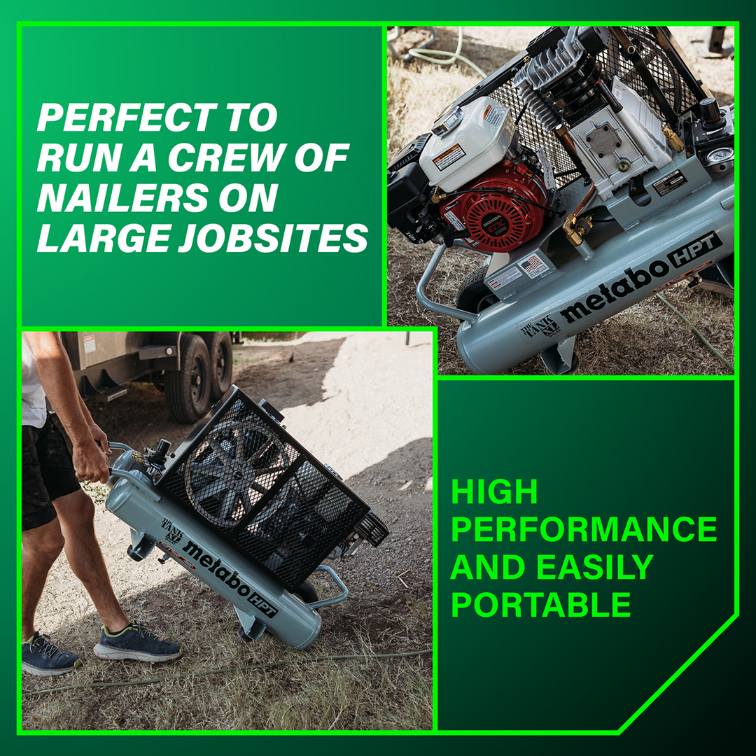 The Tank XL 9-Gallon Gas Wheelbarrow Compressor