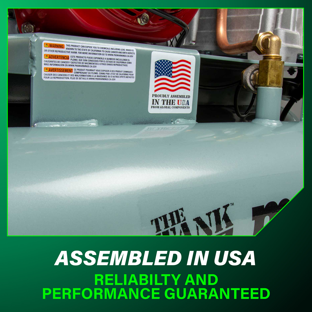 The Tank XL 9-Gallon Gas Wheelbarrow Compressor