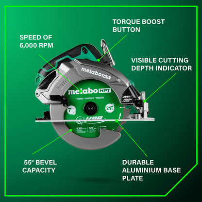 36V MultiVolt™ 7-1/4" Circular Saw w/ Torque Boost Technology (Tool Body Only)