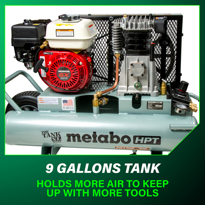 The Tank XL 9-Gallon Gas Wheelbarrow Compressor