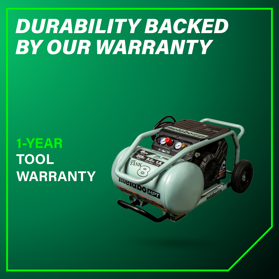 The TANK 8-Gal Trolley Air Compressor