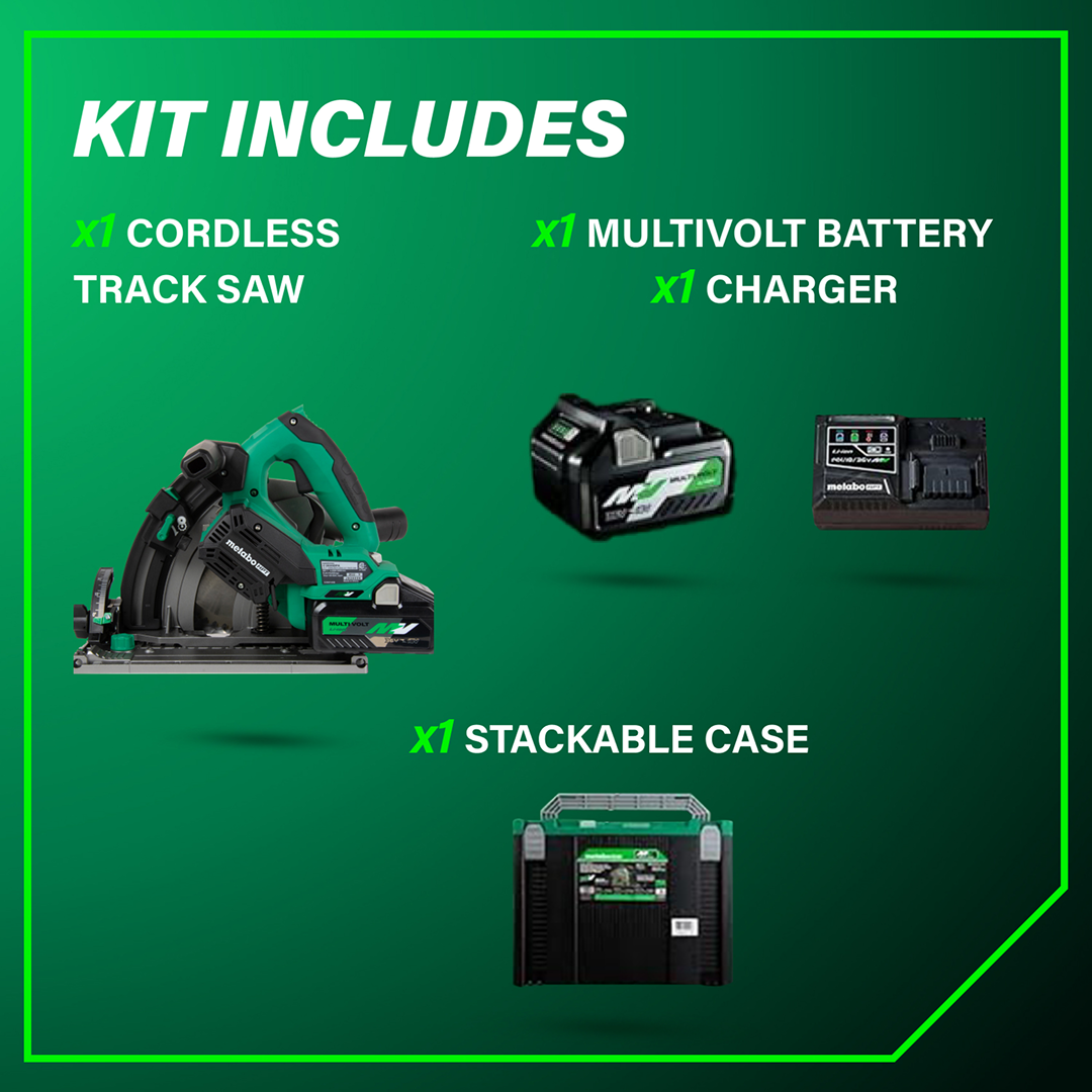 36V MultiVolt™ Cordless 6-1/2" Track Saw Kit