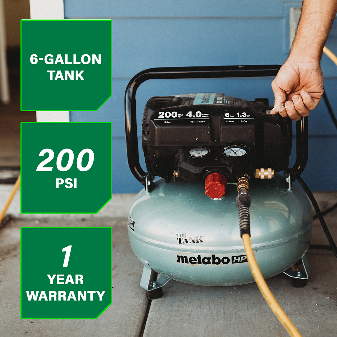 THE TANK™ 6-Gallon High Capacity Pancake Air Compressor