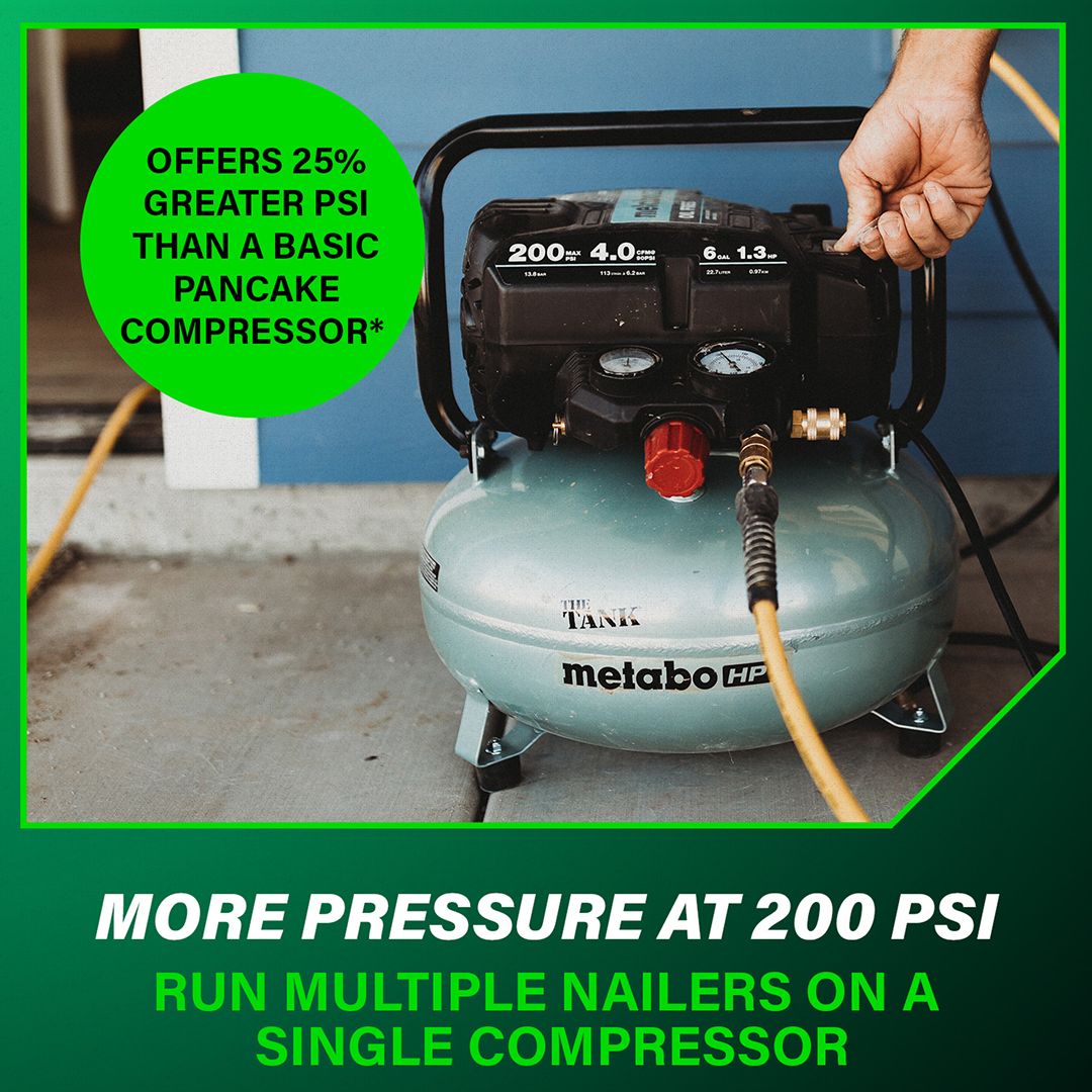 THE TANK™ 6-Gallon High Capacity Pancake Air Compressor