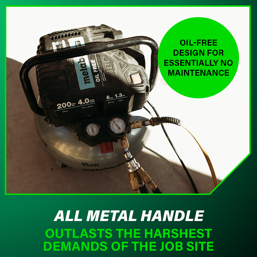 THE TANK™ 6-Gallon High Capacity Pancake Air Compressor