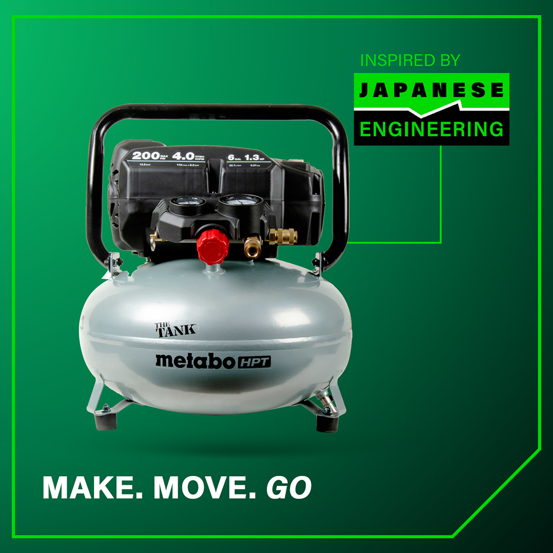 THE TANK™ 6-Gallon High Capacity Pancake Air Compressor