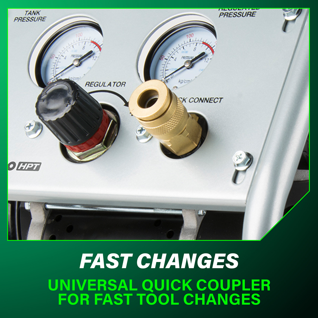 Portable 1 Gallon Oil-Free Quiet Air Compressor