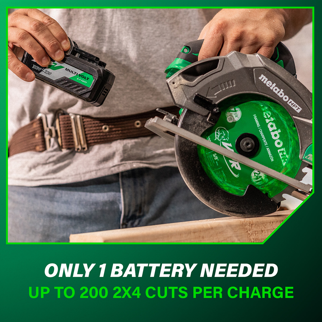 18V MultiVolt 7-1/4 Inch Cordless Circular Saw (Tool Body Only)