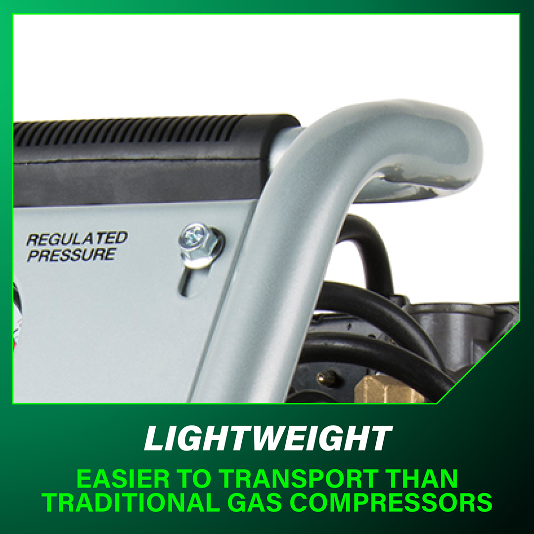 Portable 1 Gallon Oil-Free Quiet Air Compressor