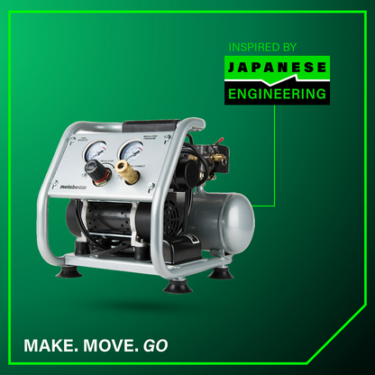 Portable 1 Gallon Oil-Free Quiet Air Compressor