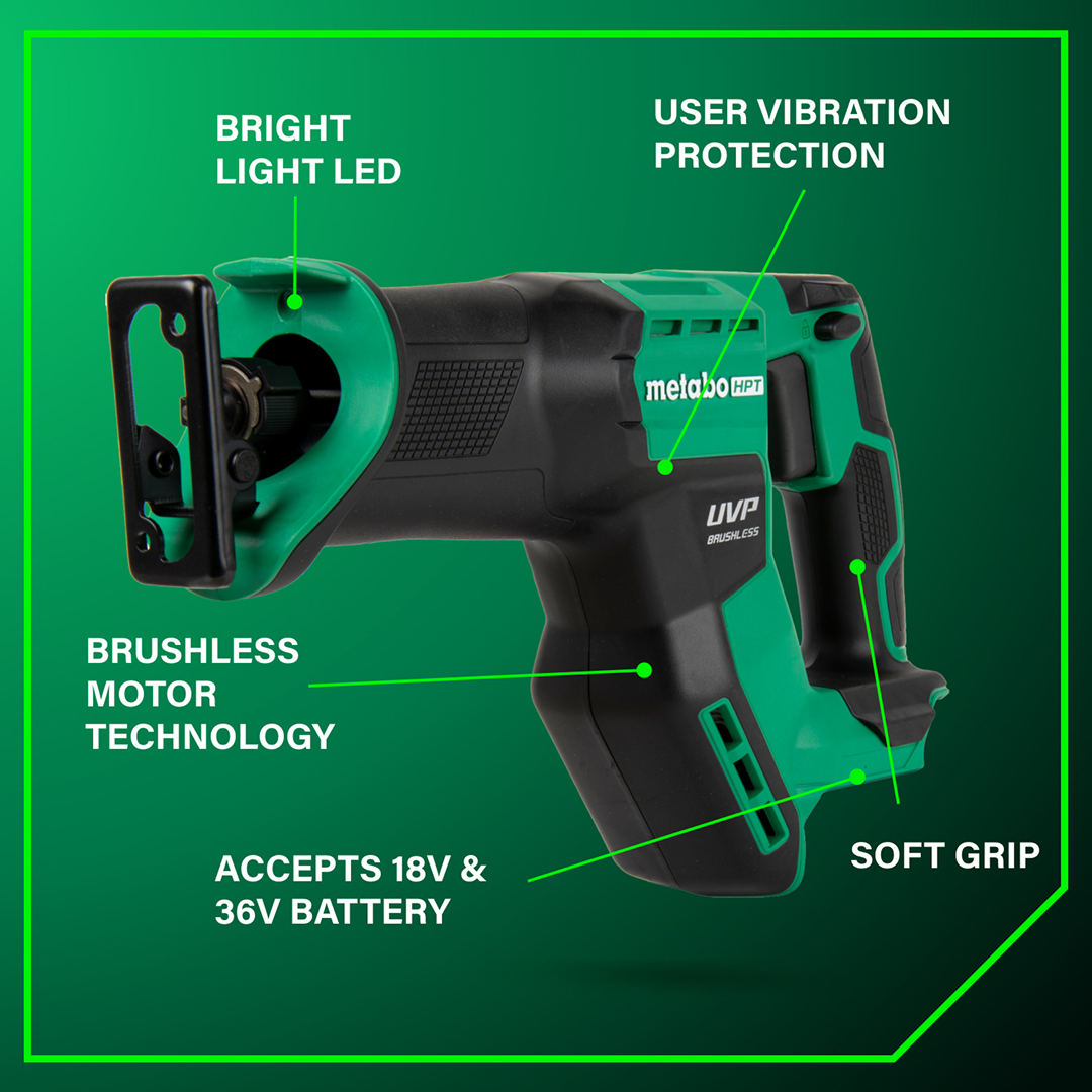 18V MultiVolt™ Cordless Compact Reciprocating Saw (Tool Body Only)